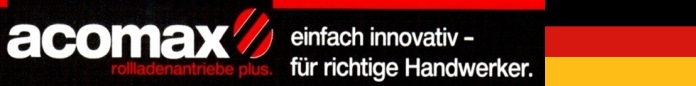 Acomax Logo und Garantie