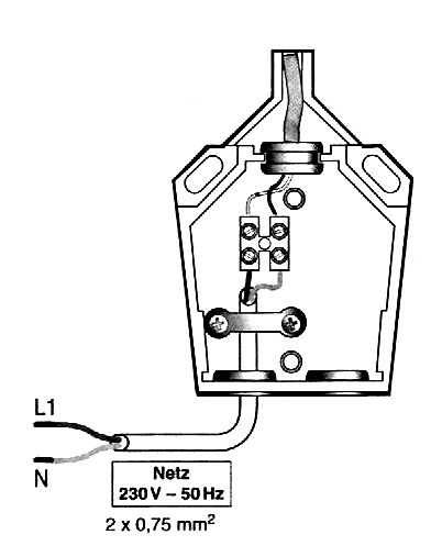 Schaltplan für den Soliris Sensor RTS LED