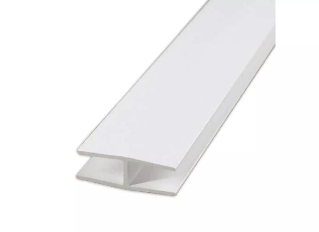 PVC H-Profil für Rolladenkastendeckel