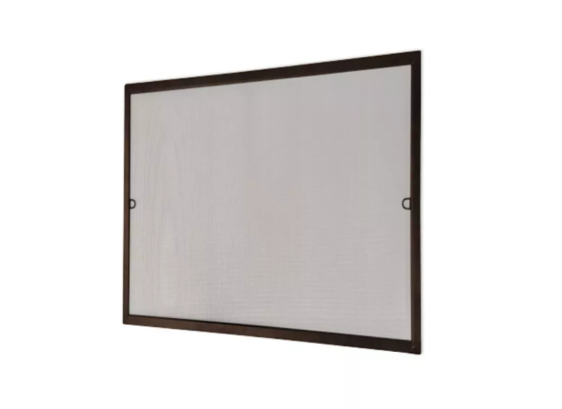Insektenschutz Spannrahmen SlimLine 110 x 150 cm, braun