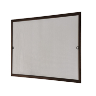 Insektenschutz Spannrahmen SlimLine 110 x 150 cm, braun