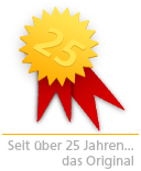 Gütesiegel 25 Jahre WKS Wandklappschirme