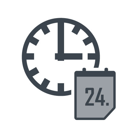 Uhrzeit / Datum der Multi Time Control Zeitschaltuhr