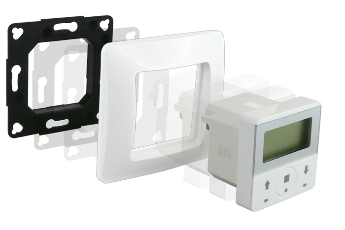 Explosionsgrafik der Rollomotion Basic Timer Zeitschaltuhr